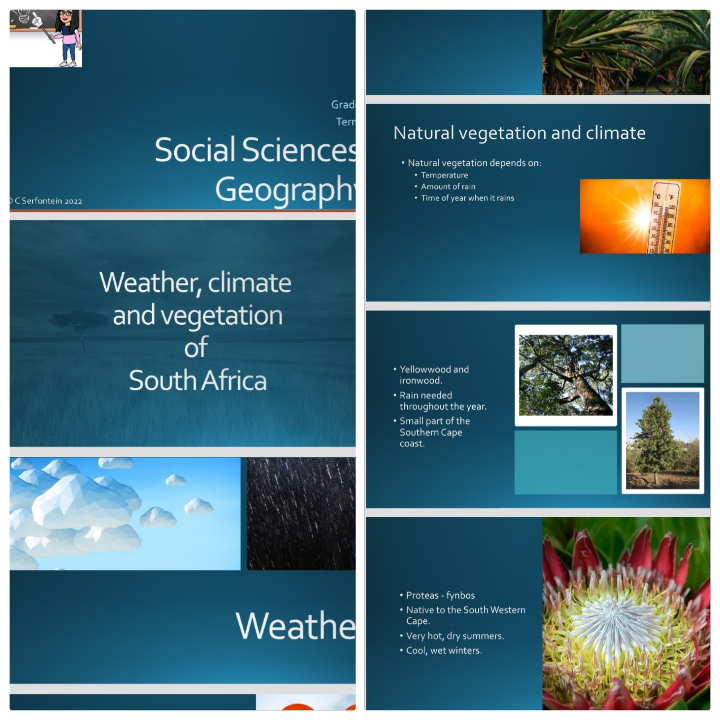 Social Sciences Geography Grade 5 PowerPoint Term 3 Teacha