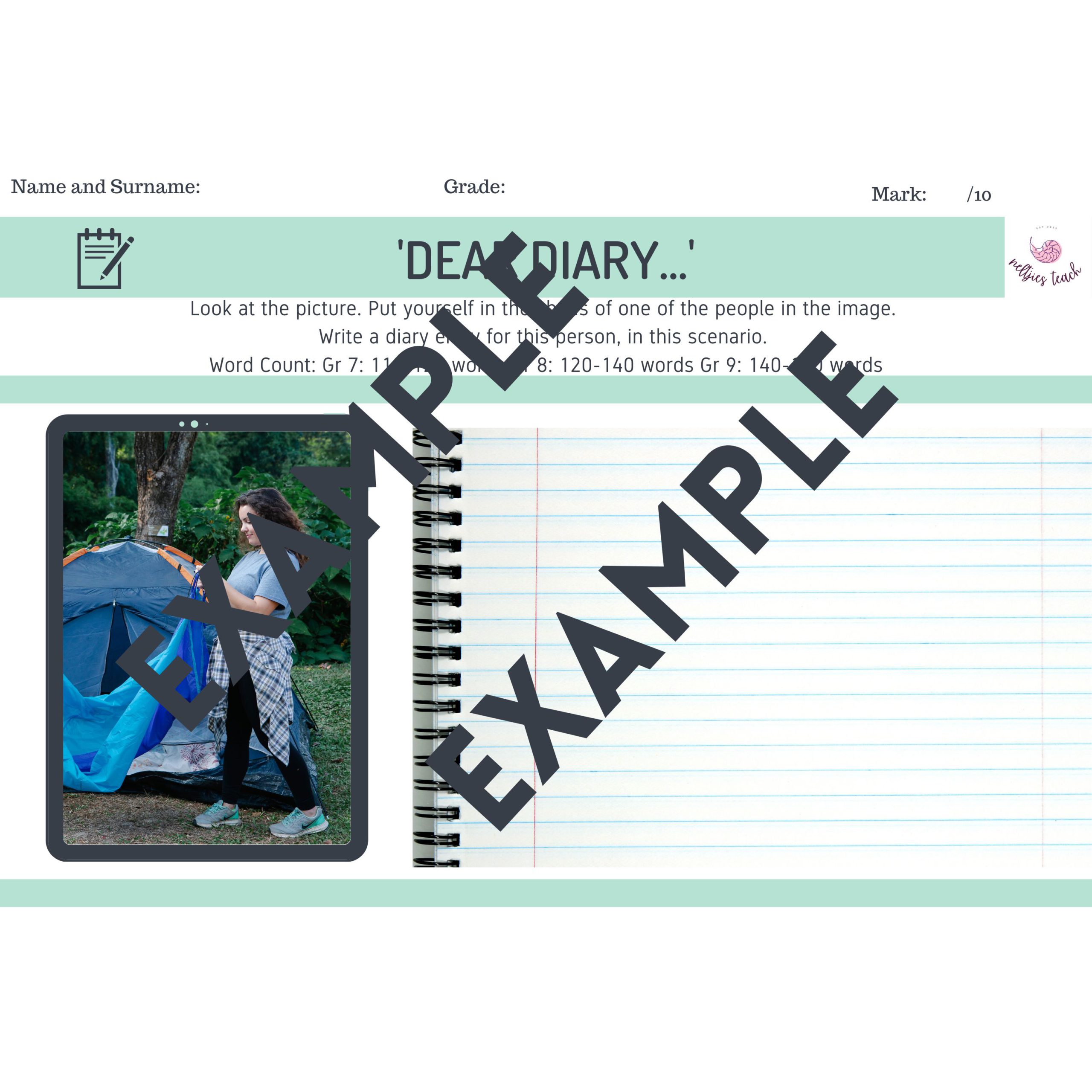 Gr English Fal Diary Transactional Writing Teacha