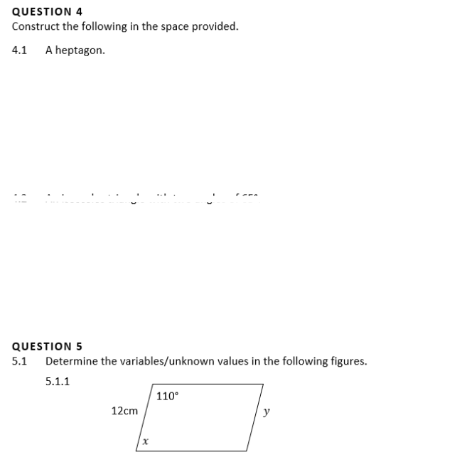 Grade 7 Mathematics September Exam And Memo 2023 Teacha