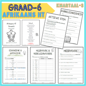 Graad Afrikaans Ht Kwartaal Werkboekie Teacha