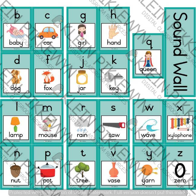 Sound Cards Consonants Vowels MINT Teacha