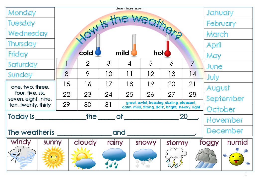 weather presentation for grade 1