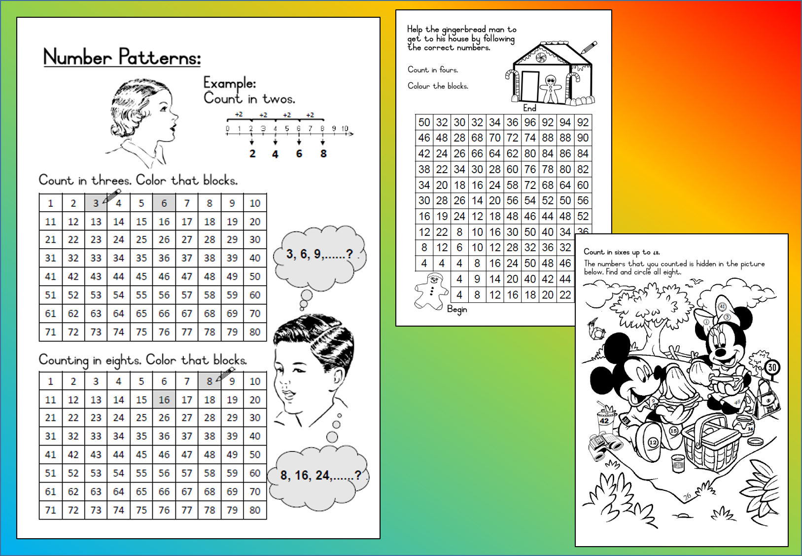 Mathematics Grade 3 Number Patterns Worksheet Teacha 