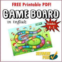 FREE Game board printable PDF Free in English • Teacha!
