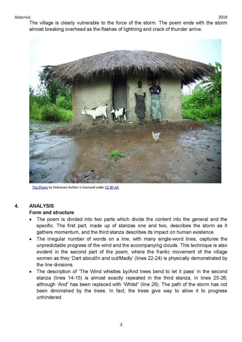 poetry essay on an african thunderstorm