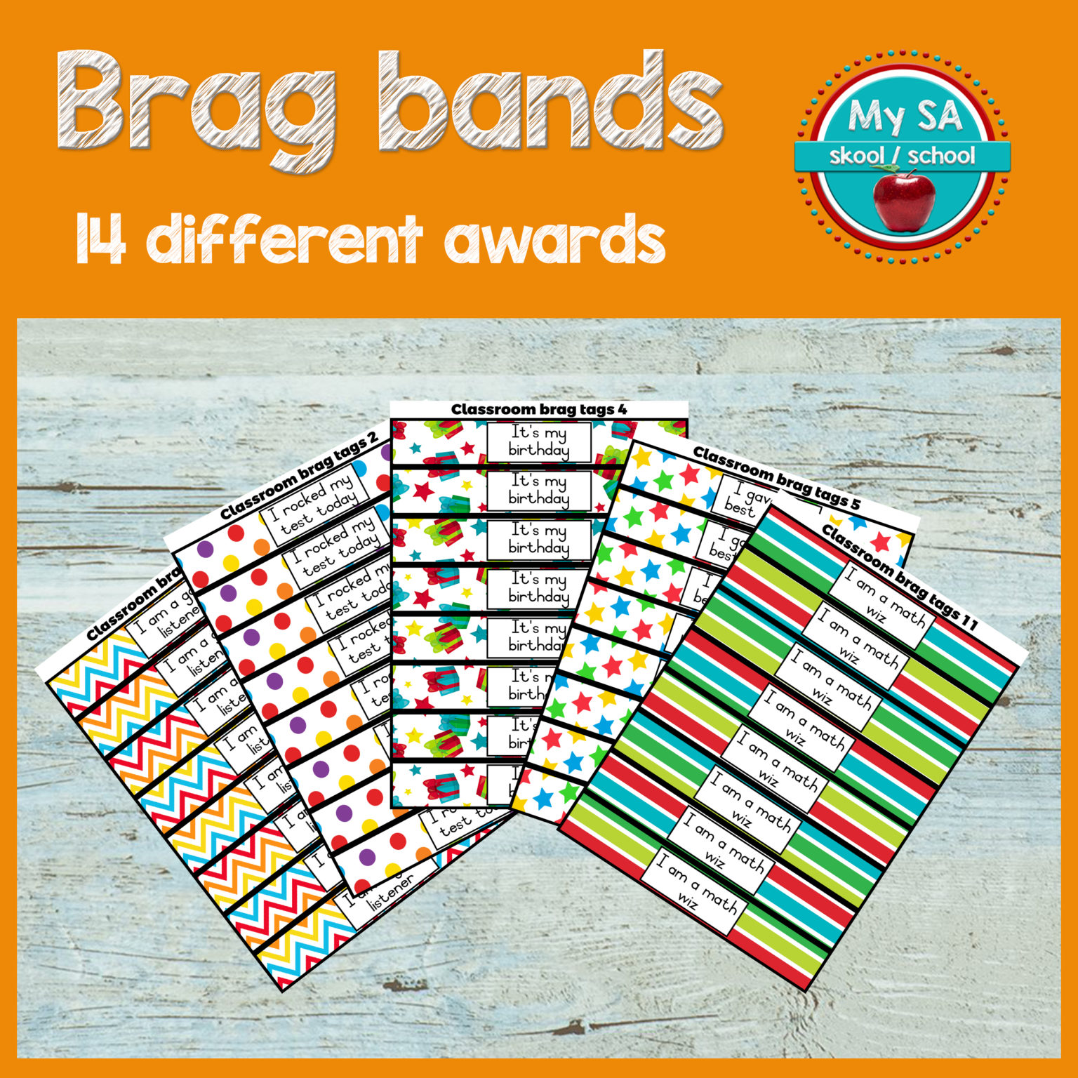 Brag Bands • Teacha!