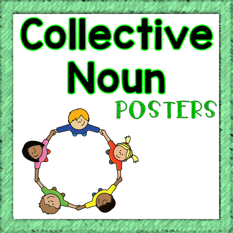 animal collective nouns poster