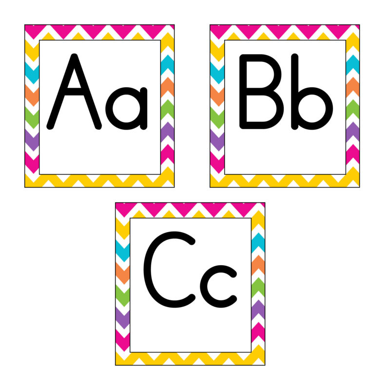 Printable Big Letters For Word Wall Free