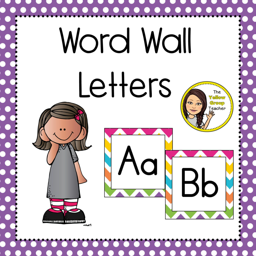 Word Wall Letters • Teacha!