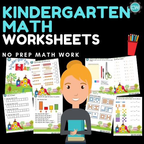 Kindergarten Math Pack • Teacha!