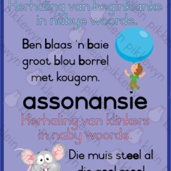 Alliterasie en Assonansie Plakkaat A3 • Teacha!