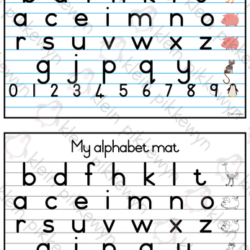 My Alphabet Mat • Teacha!