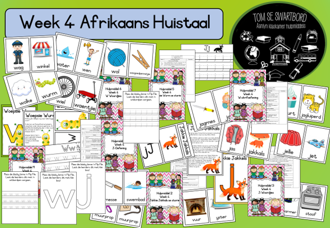 Graad 1 Afrikaans Huistaal beplanning Kwartaal 2 • Teacha!