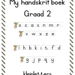 Handskrif Graad 2 kleinletters • Teacha!