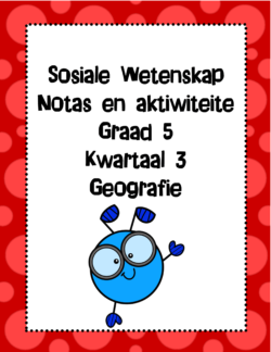 SW Gr. 5 Opsommings en Werkkaarte • Teacha!