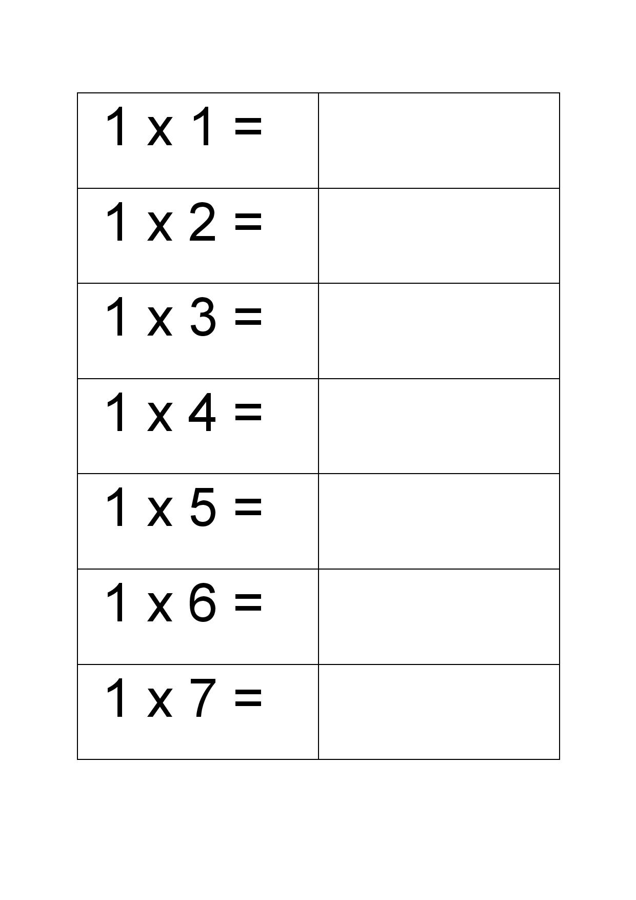 The multiple table 6 Worksheet 6 Maaltafel Werkkaart • Teacha!