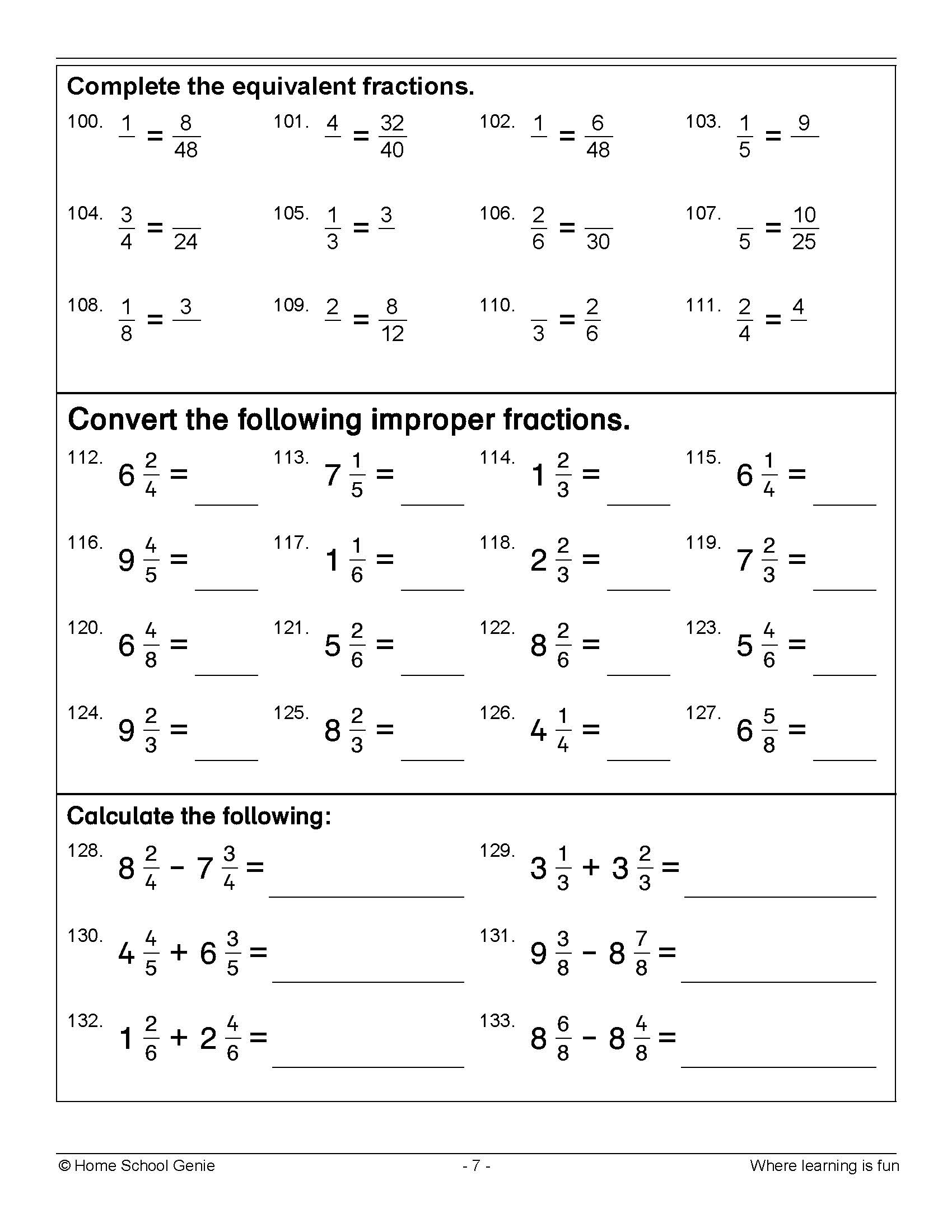 GRADE 7 REVISION 2 – 16 PAGES OF WORKSHEETS – 16 PAGES OF MEMO • Teacha!