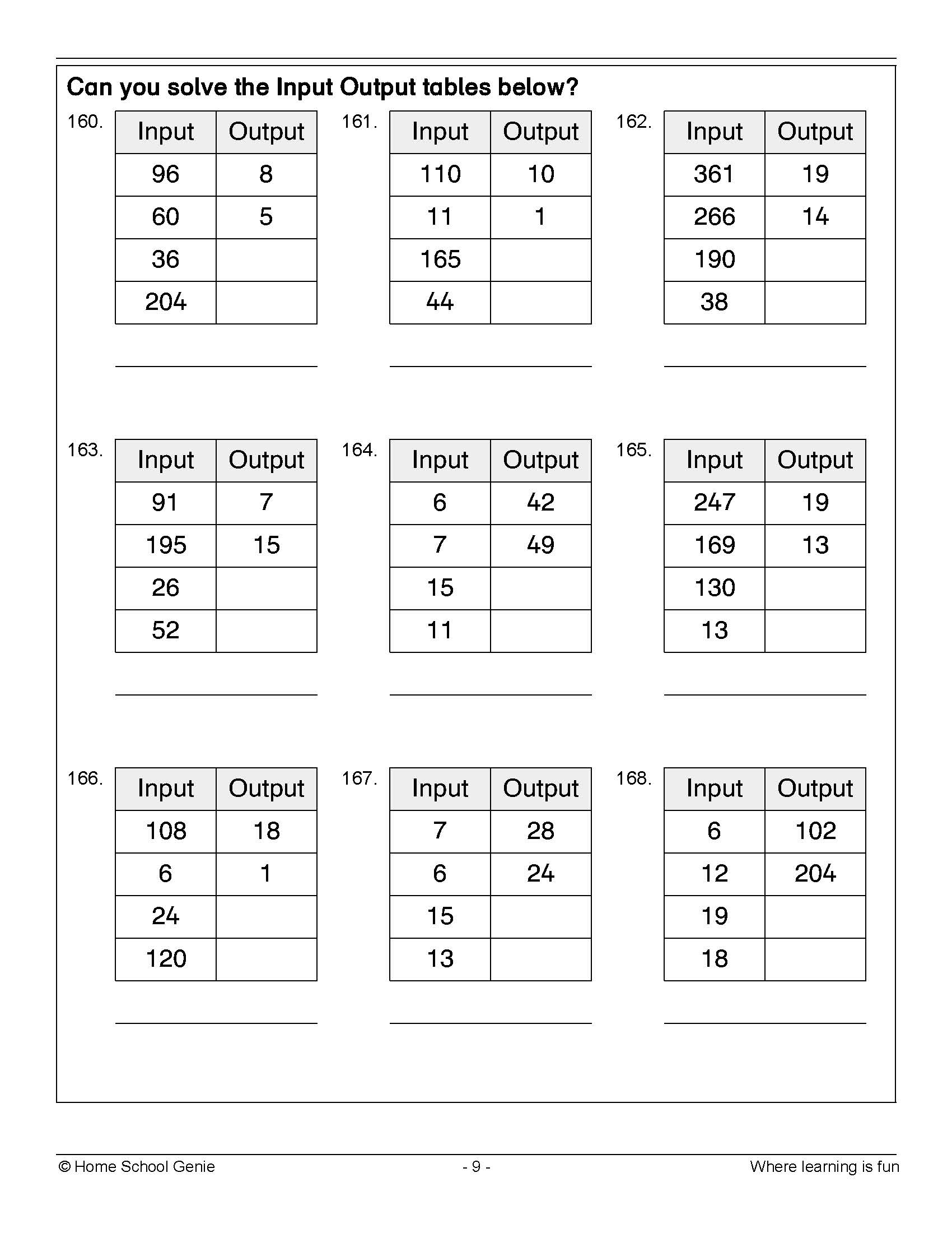 GRADE 7 REVISION 2 – 16 PAGES OF WORKSHEETS – 16 PAGES OF MEMO • Teacha!