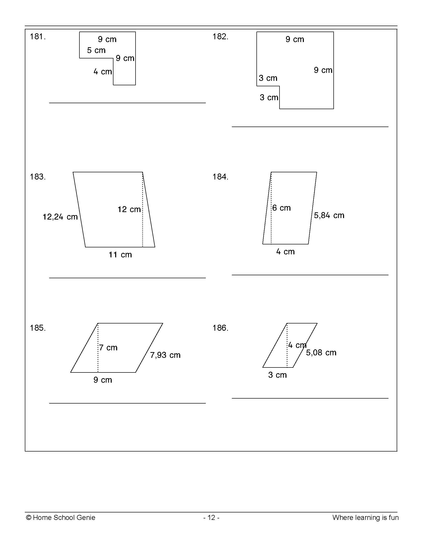 GRADE 7 REVISION 2 – 16 PAGES OF WORKSHEETS – 16 PAGES OF MEMO • Teacha!