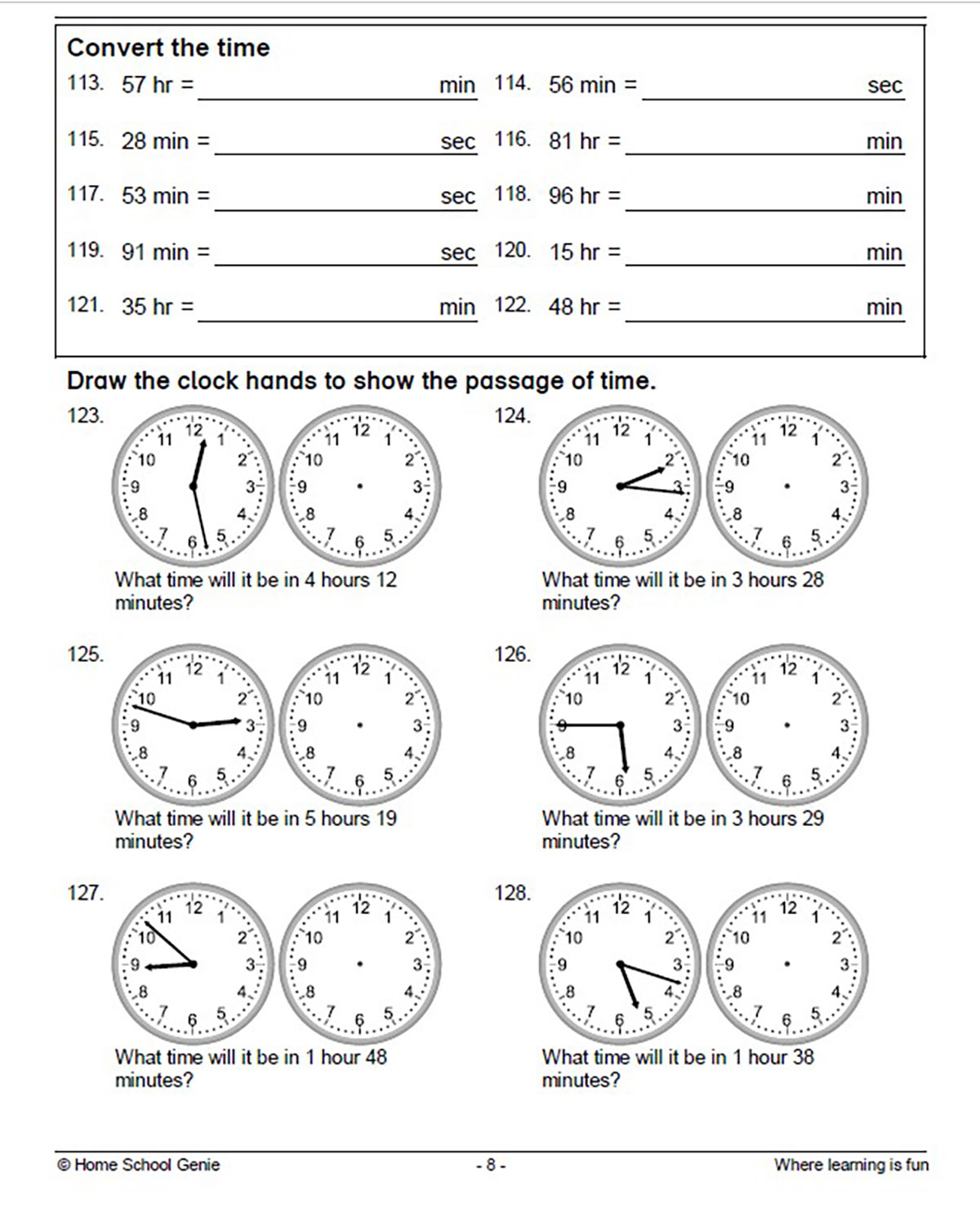 GRADE 6 MATH CHALLENGE – FULL YEAR REVISION – 15 PAGES WORKSHEETS +15 ...