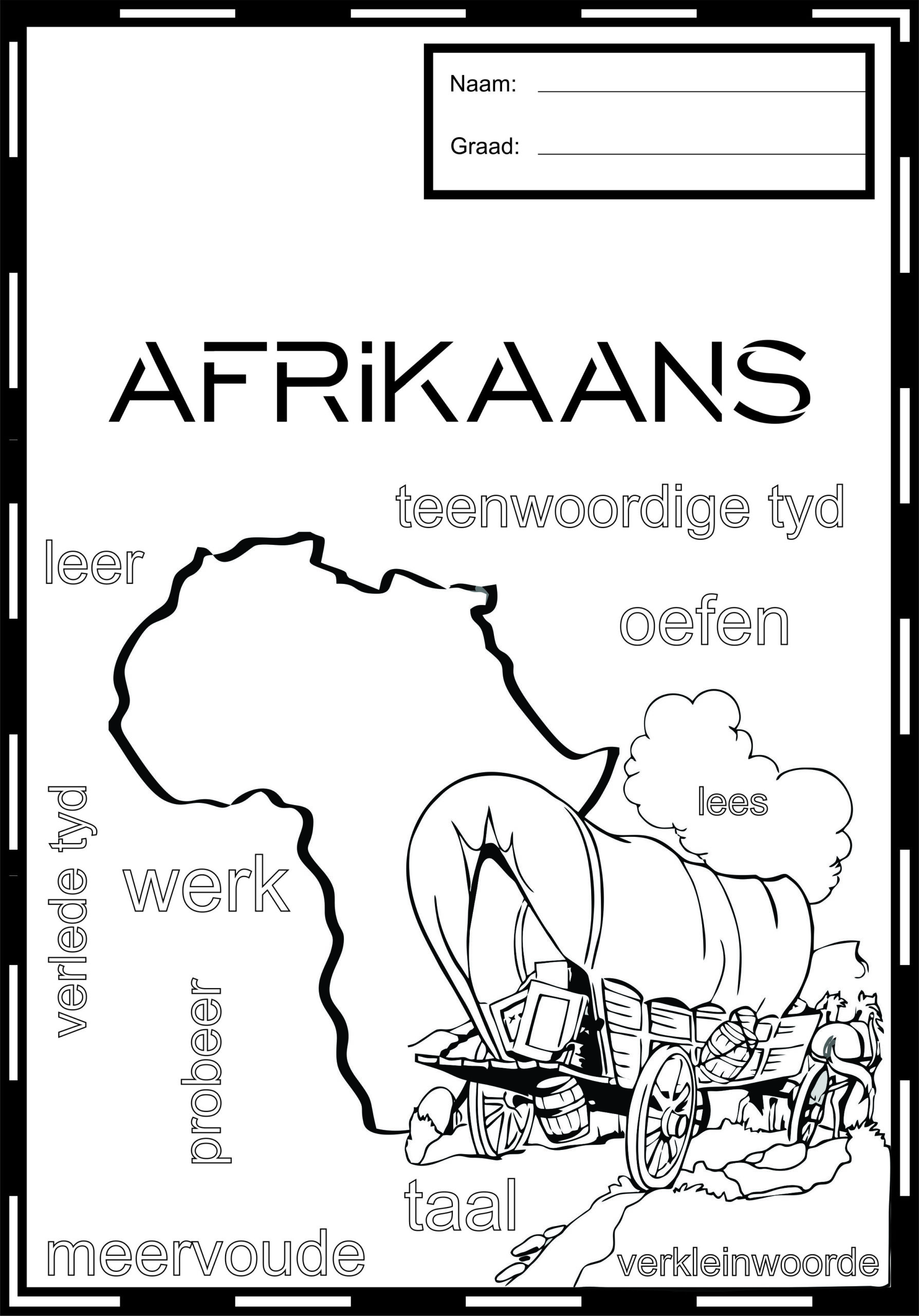 Date Cards Emglish And Afrikaans Version Teacha 