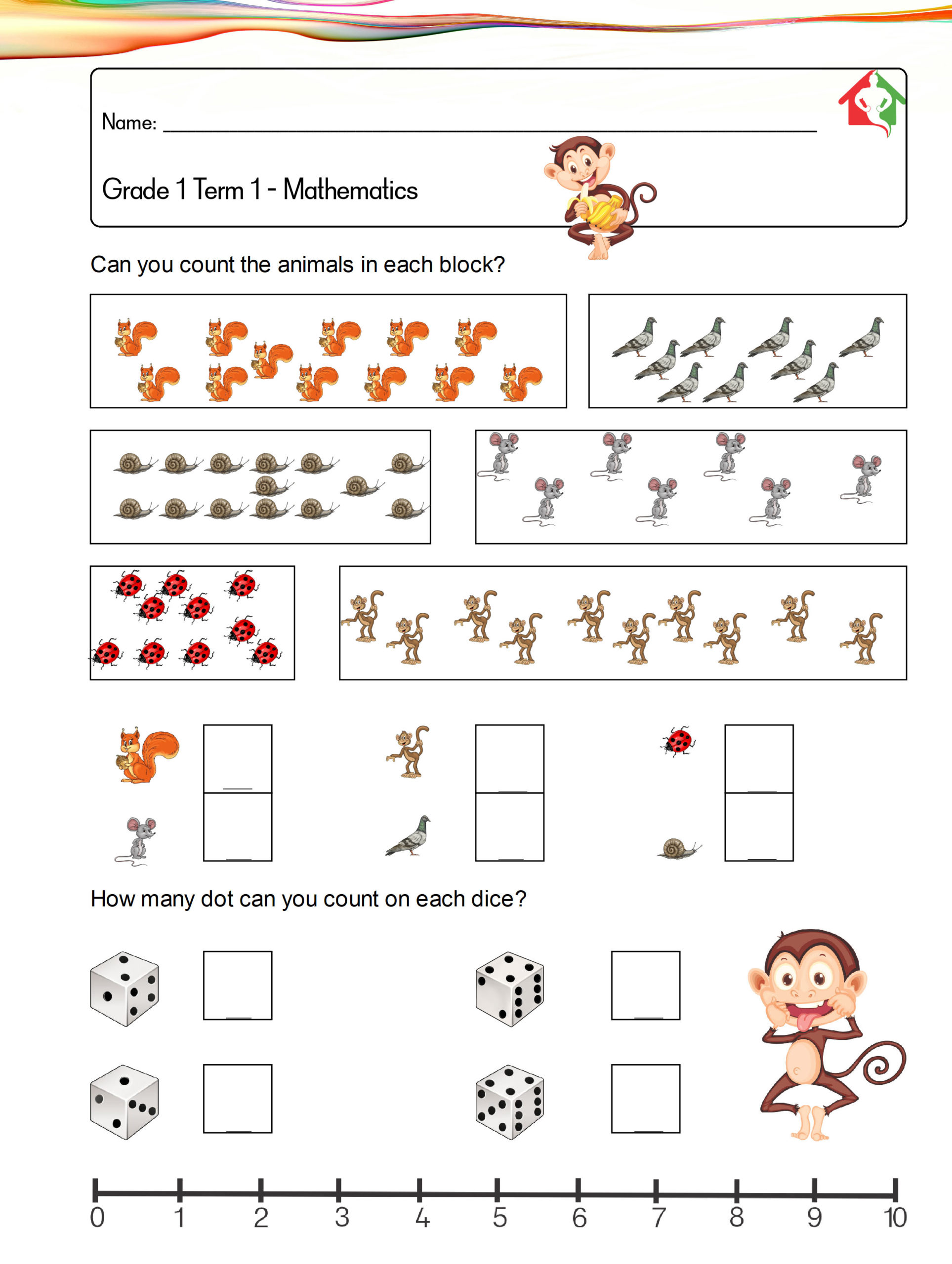 Grade 1 Maths Worksheets Pdf South Africa WorkSheets For Kids