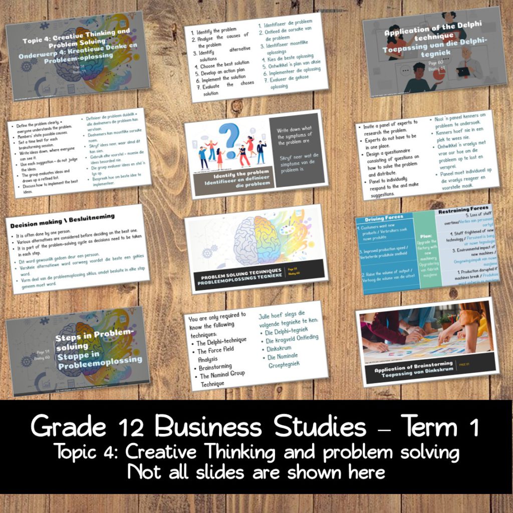 business studies grade 12 assignment term 1