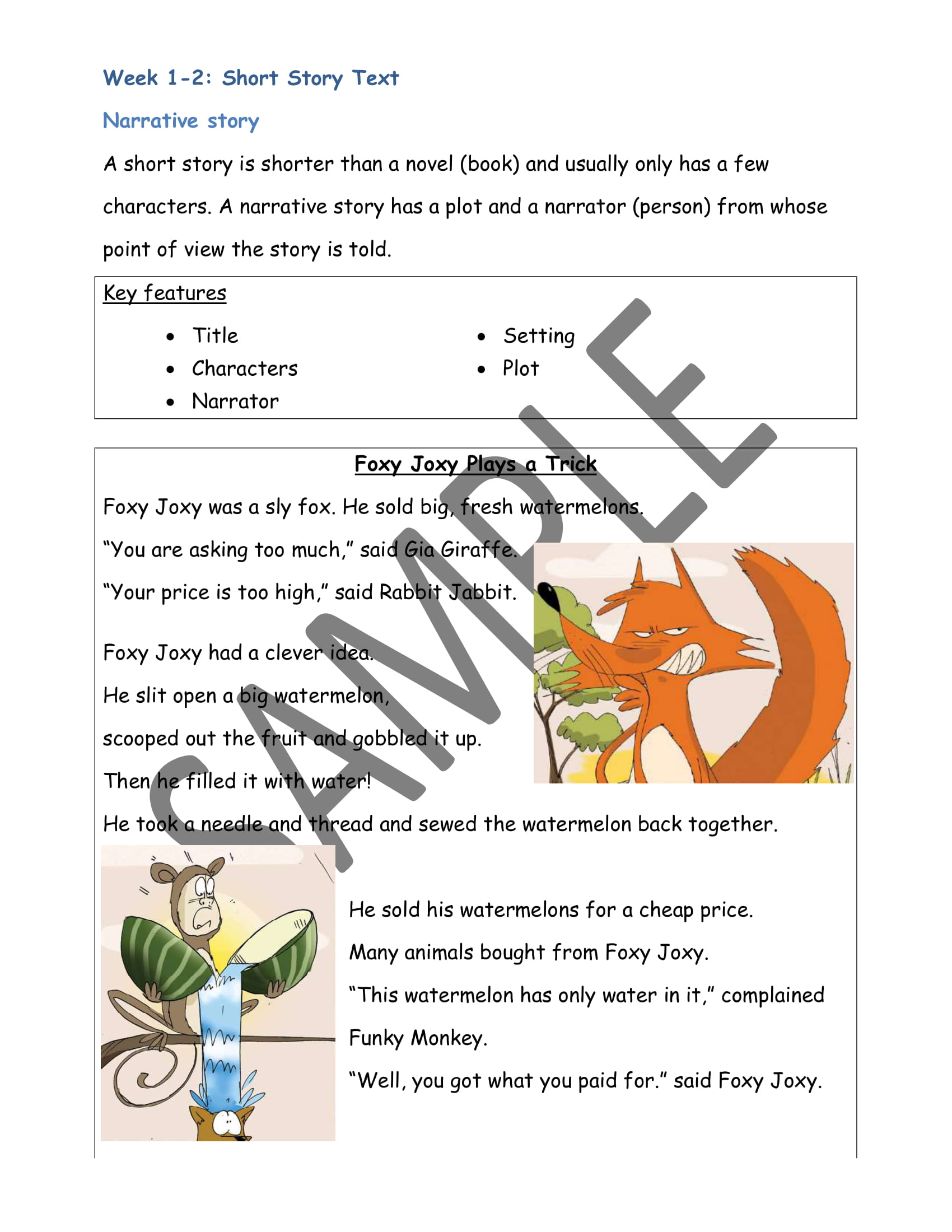 Grade 4 English Fal Reading Comprehension Texts And Creative Writing Term 1 • Teacha 5870