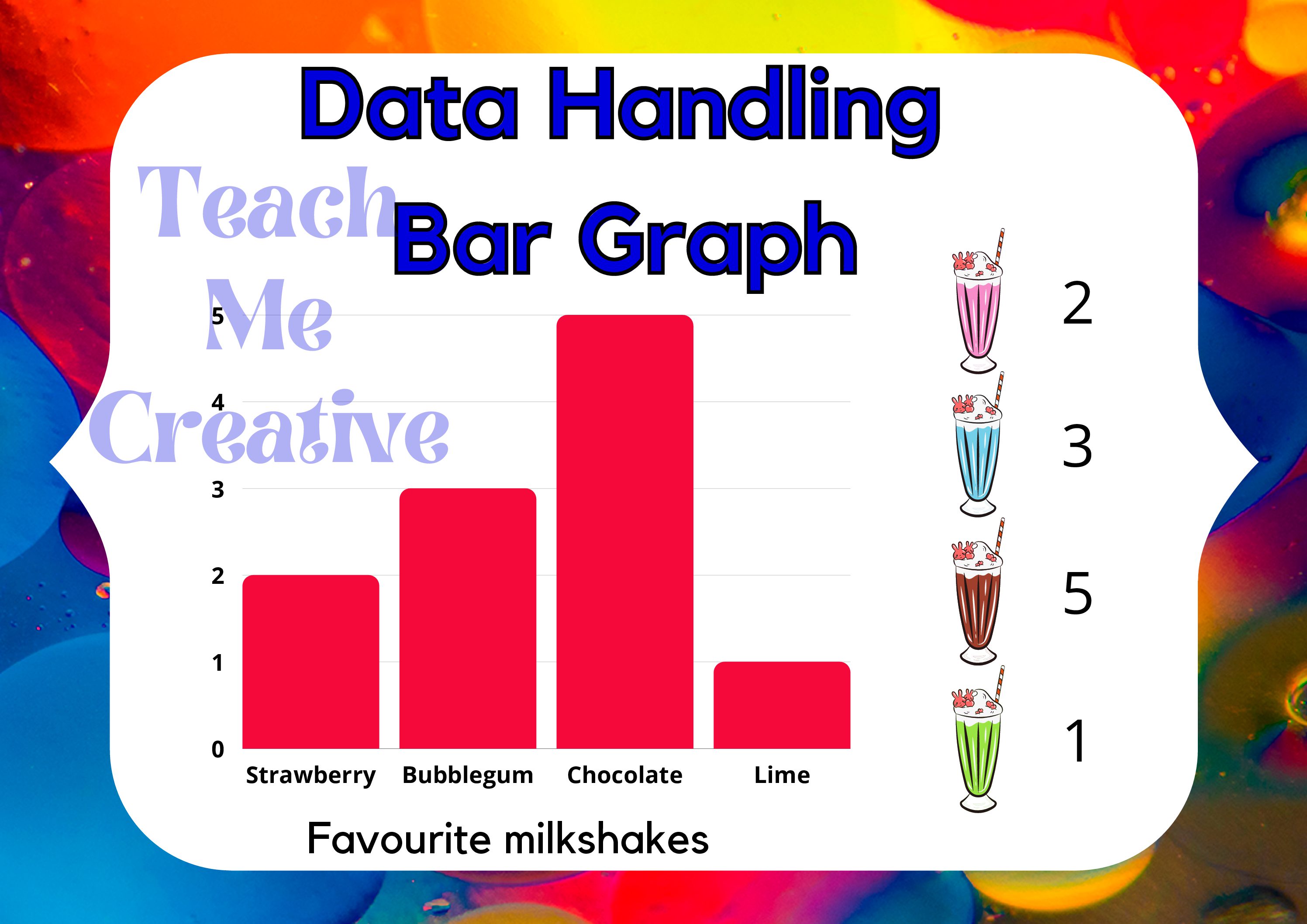 Maths Poster Set Data Handling Teacha 