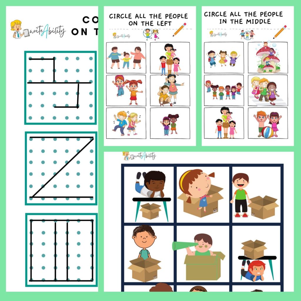 Spatial Awareness: Spatial perception activities and worksheets • Teacha!