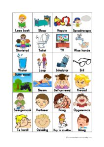 Daily Routines and Feelings Charts (AFRIKAANS, Boy) • Teacha!