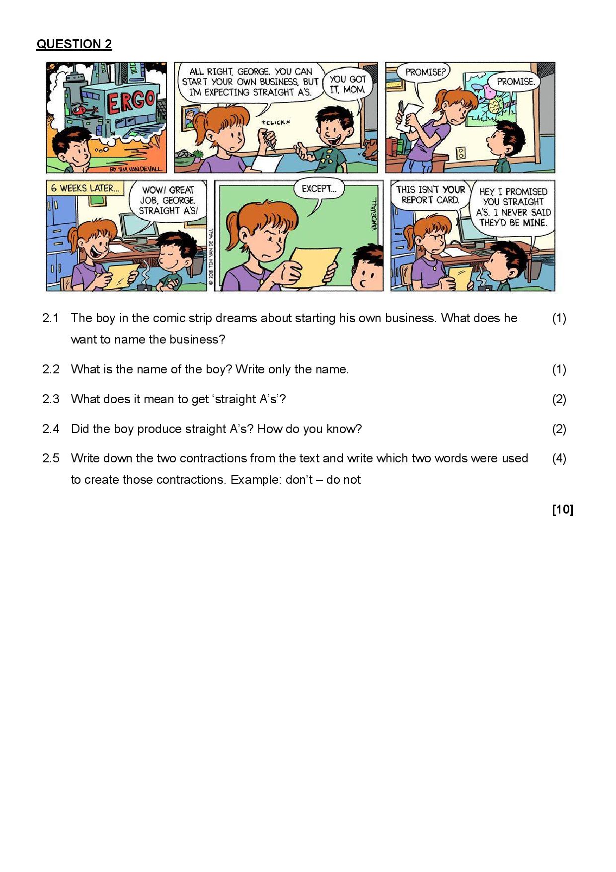 gr 7 english fal test comprehension 20 visual text 10 teacha