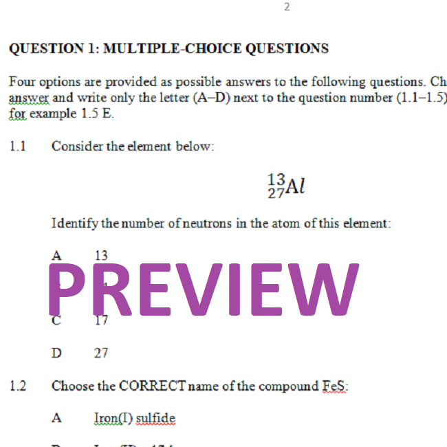 2021 term 2 grade 9 natural sciences control test teacha