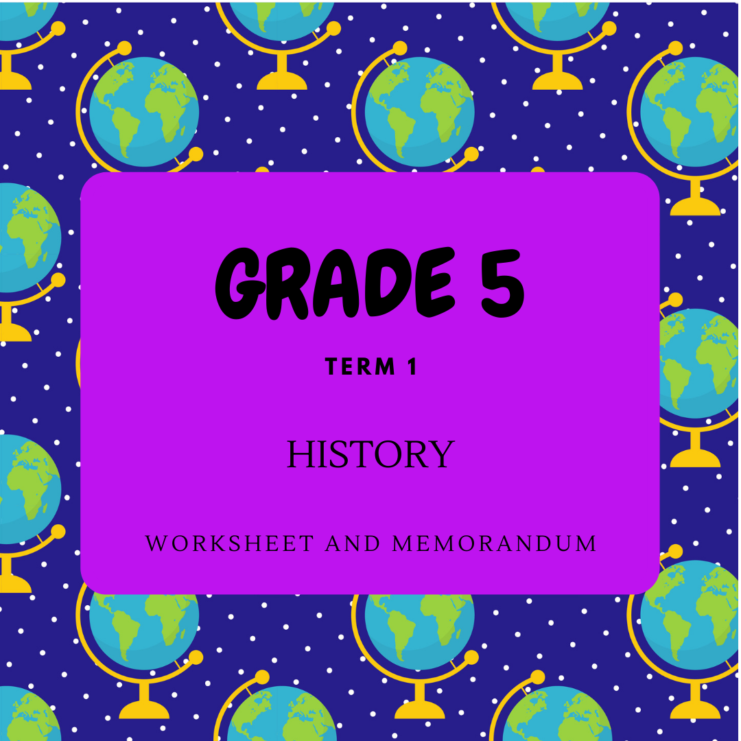 Gr 5 Geography Term 1 Worksheet Memo Teacha 