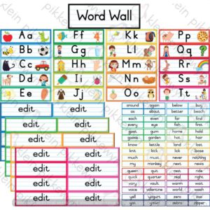 English Word Wall Set • Teacha!