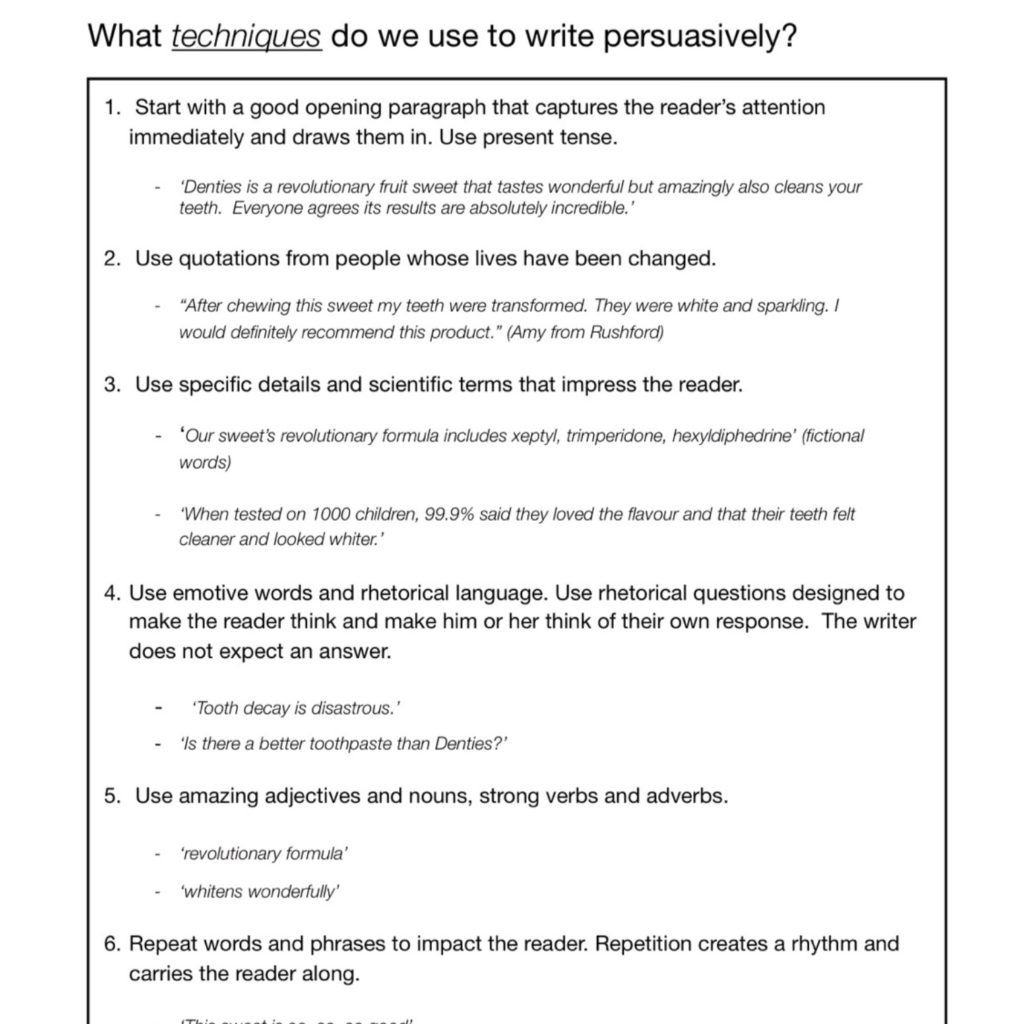 literary devices used in argumentative essays