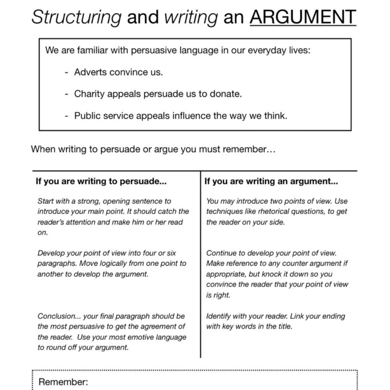 literary devices used in argumentative essays