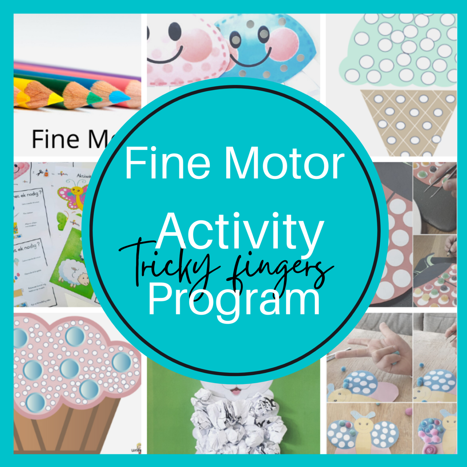 Tricky Fingers Fine Motor Activities • Teacha!