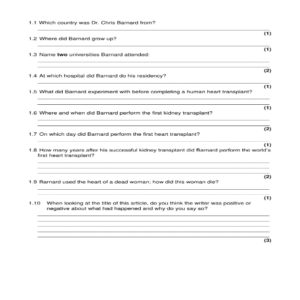 history grade 6 term 4 test