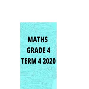 Maths Grade 4 Term 4 2020 Examination P1 • Teacha!