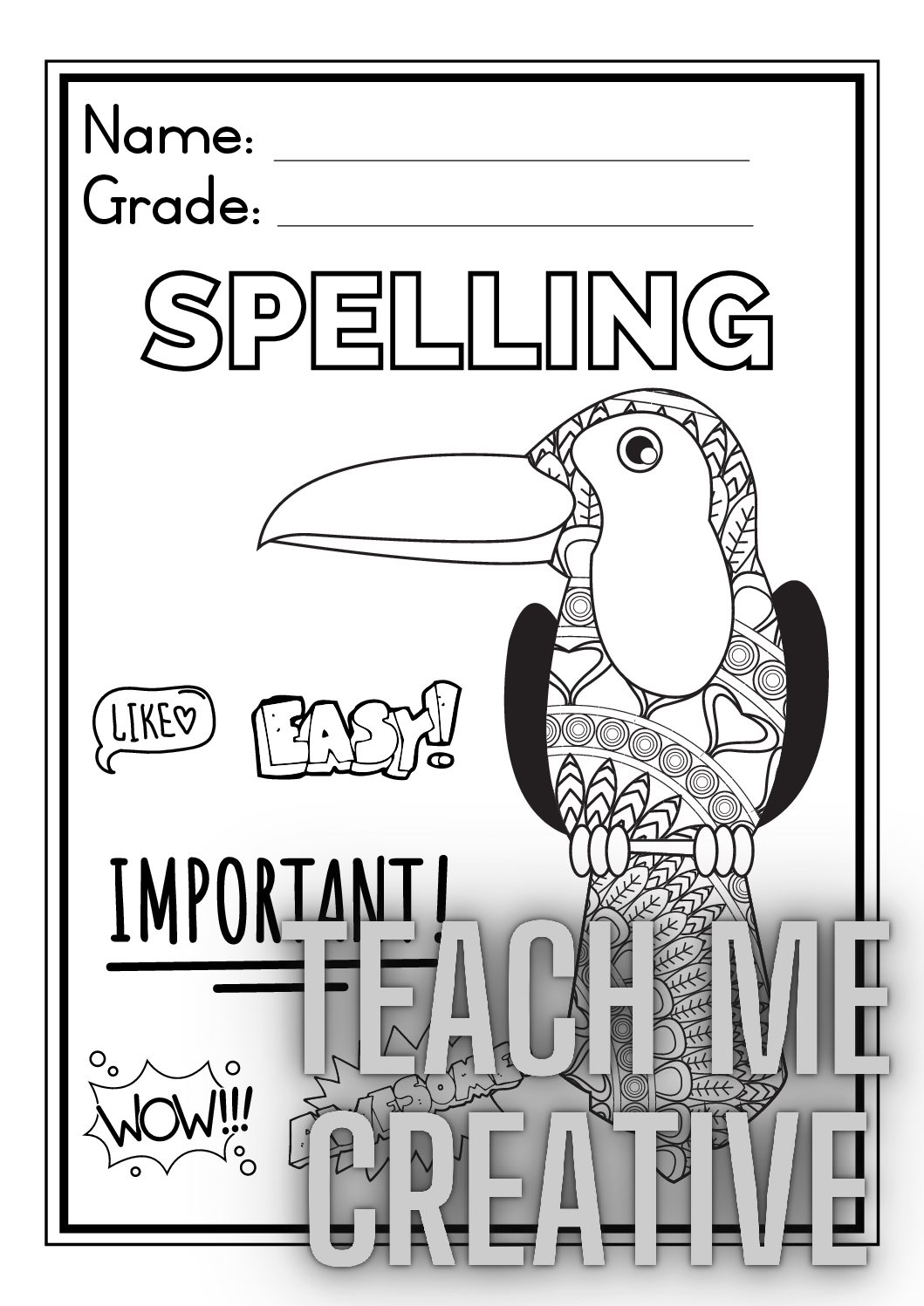 energy Truce pad spelling book cover printable evaluate Join rumor