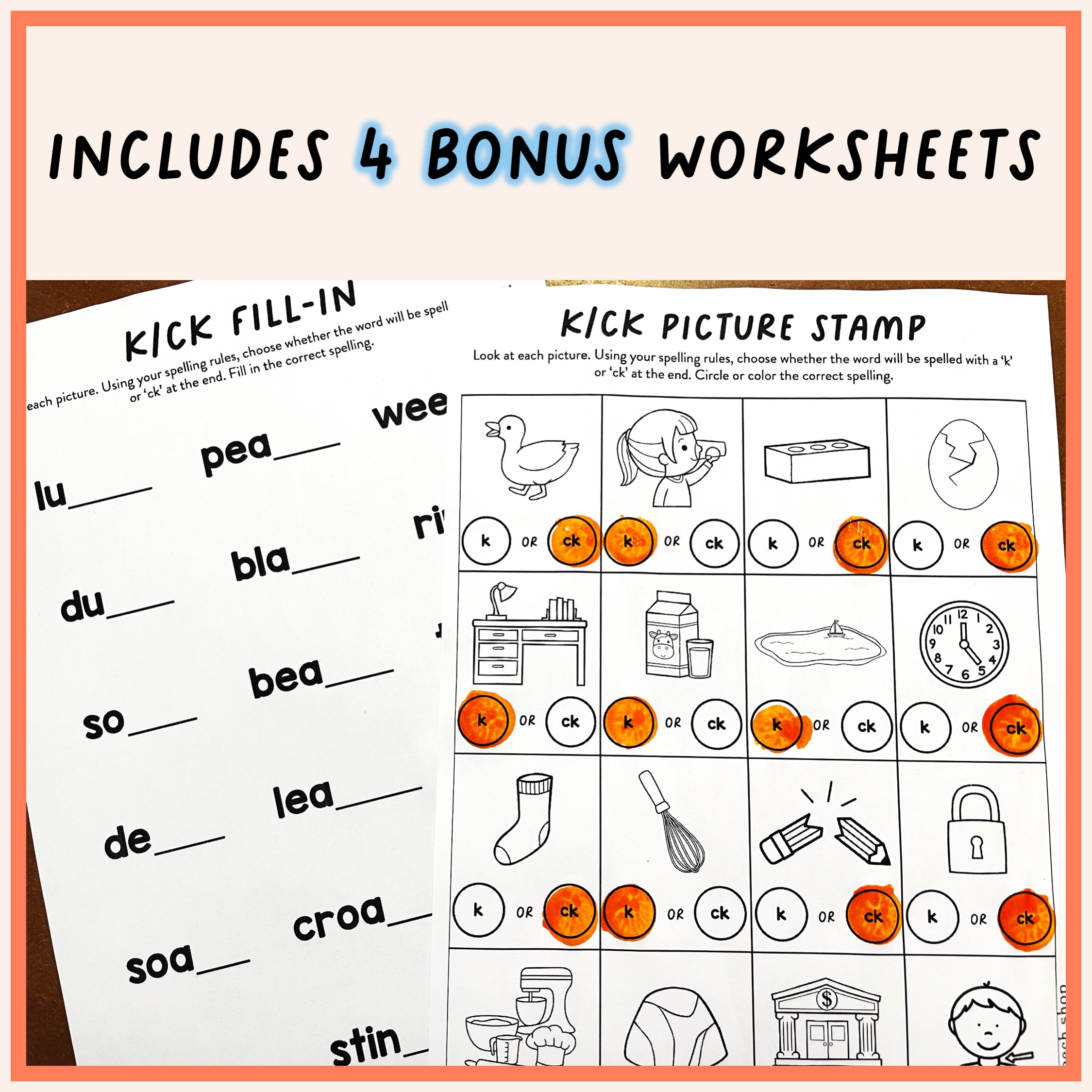 ck k c interactive pdf spelling no print game and worksheets teacha