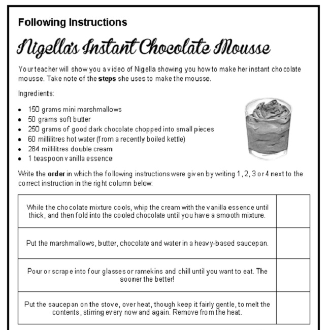 Nigella lawson instant online chocolate mousse