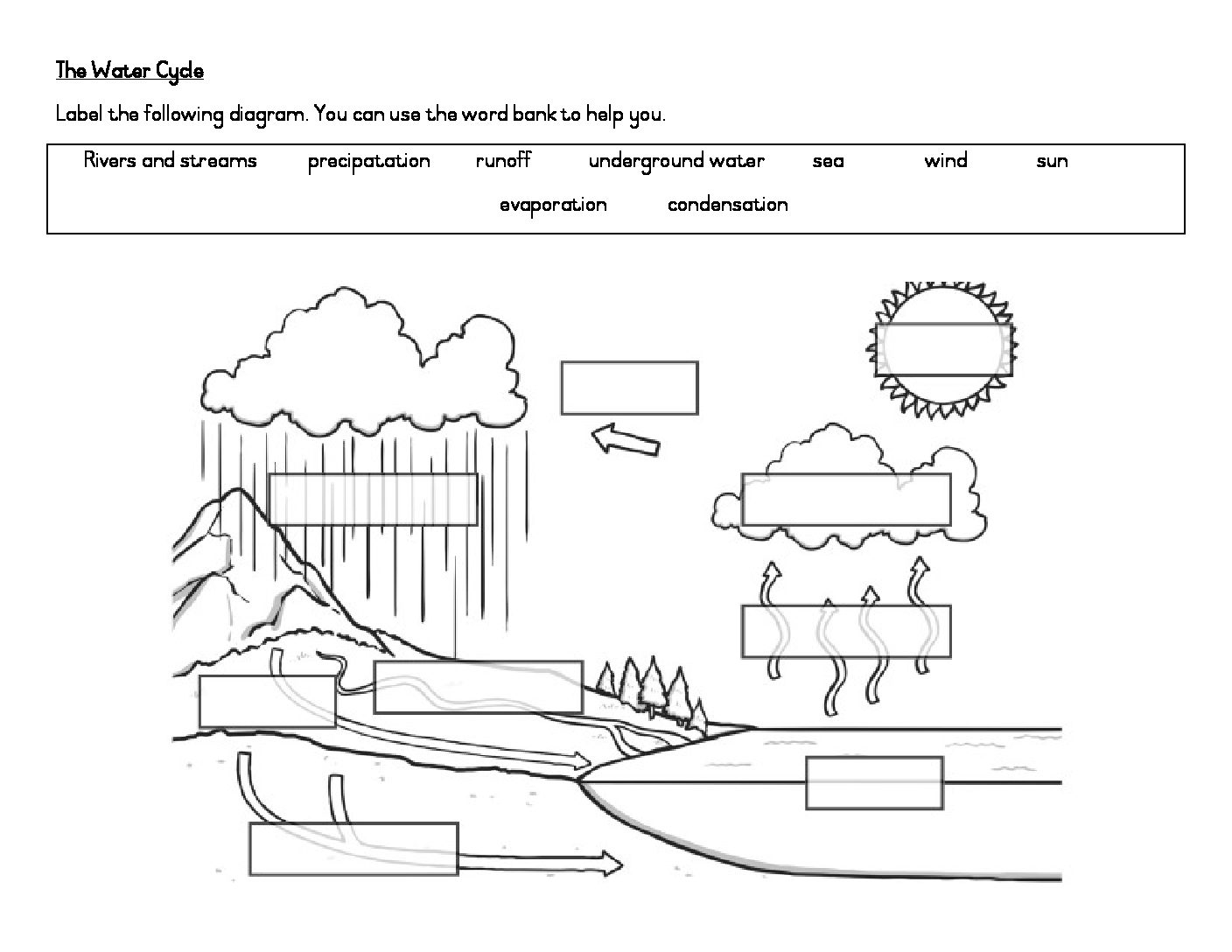 What is the Water Cycle  Facts for Kids  Twinkl USA