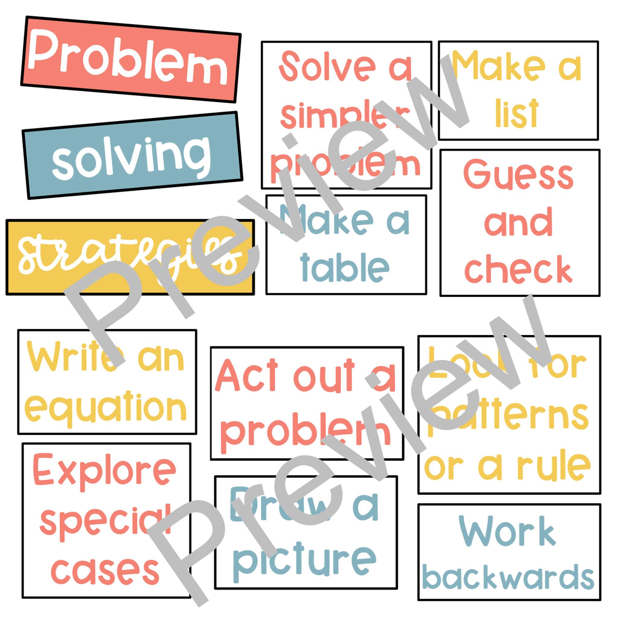 geometric problem solving skills