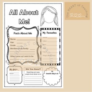 All about me • Teacha!