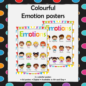 Colourful Emotion Posters • Teacha!