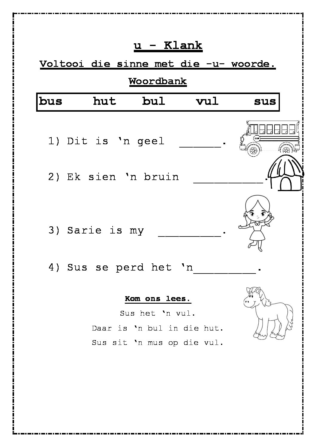 Term 2 FAL Afrikaans Worksheets Grade 2 Teacha 