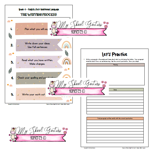 Grade 4 English Fal Term 1 Summaries Worksheets And Memos • Teacha 1175