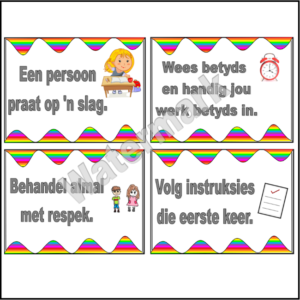 Class Rules   Klas Reëls • Teacha!